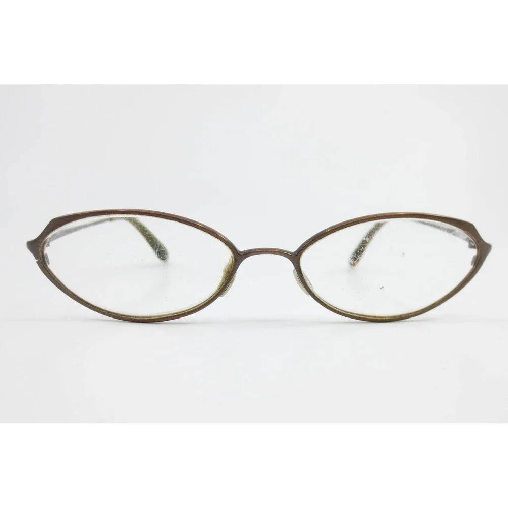 Oliver Peoples Poise MC Brown Cat Eye Eyeglass Frames Japan 51-16-130 36117